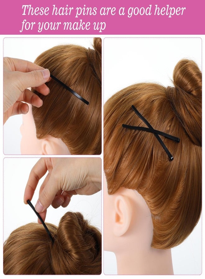 Tyqour 30pcs Black Jumbo Bobby Pins, 3.35 Inch Long Bobby Pins for Thick Updo Hair, Metal Hair Clips Hairpins Hair Accessories for Women, Long Hair Pins Hair Clips Hairpins Hair Accessories - Image 3